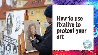 How to use fixative to protect your art [upl. by Keraj]