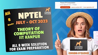 NPTEL Theory of Computation All 8 Week Assignment Solution July  October 2023  IIT Kanpur [upl. by Nylsirhc577]