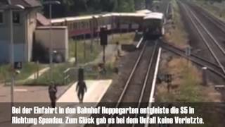 Hoppegarten SBahn entgleist aber niemand verletzt [upl. by Sherris]