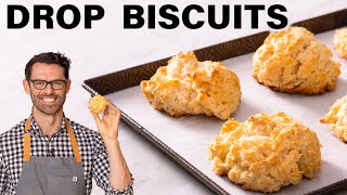 Easy Drop Biscuits Recipe [upl. by Anetsirhc]