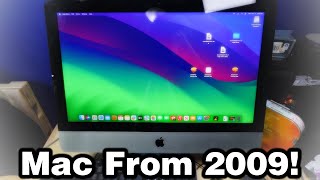 Installing macOS Sonoma On An iMac From 2009 [upl. by Frederik]