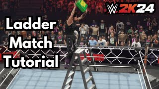 WWE 2K24  Ladder Minigame Tutorial [upl. by Enuahs984]