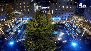 2022 Rockefeller Center Christmas Tree Timelapse  NBC New York [upl. by Siramad]