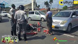 Suriname alweer een aanrijding aan de Franchepanestraat [upl. by Gypsy]