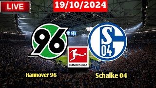 Hannover 96 vs Schalke 04  2 Bundesliga  Live Match Score Today HD [upl. by Eltsyrk641]