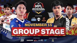 ENGLISH ONE Esports MPL Invitational 2023  Day 1  Group Stage [upl. by Benioff701]