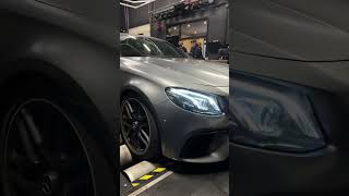 MERCEDES E63S Stage 2 on dyno and CPC remap TUNINGSERVICE HUIZEN [upl. by Kerrie]