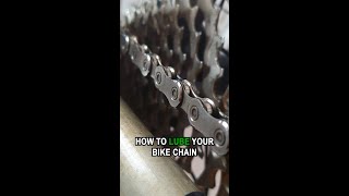 How To Lube Your Bike Chain  Explained In 1 Minute [upl. by Akimot999]