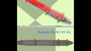 Aircraft evacuation  comparing two exit configurations [upl. by Gregorio]