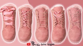 5 Formas divertidas de atar tus agujetas o cordones para botas [upl. by Frohman]