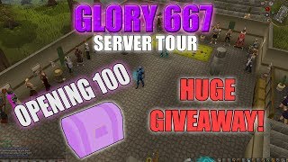 Glory 667  FREE SUPER DONOR  OPENING 100 ENCHANTED CHESTS  Giveaway [upl. by Akena]