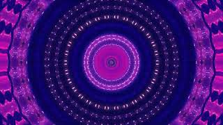 Hypnotic Round Circle Tunnel  Kaleidoscope Animation Loop [upl. by Aihsena]