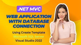 4 NET MVC Web Application with MS SQL Database Connection  Visual Studio 2022 [upl. by Illona]