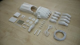 Assembling eNABLE Raptor Reloaded prosthetic hand [upl. by Broadbent]