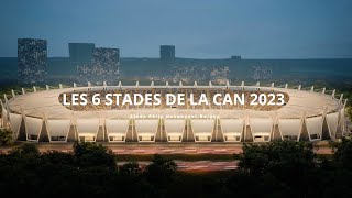 Découvrez les 6 stades de la Côte d’Ivoire pour la CAN 2023 [upl. by Lyrak]