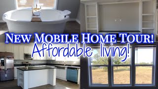 New Mobile Home Tour Luxury on a budget [upl. by Tsui736]