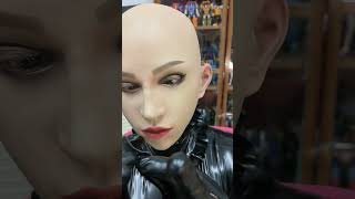 See how does the silicone mask match latex dress [upl. by Purdy]