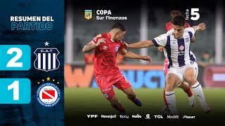 TALLERES 2  1 ARGENTINOS I Resumen del partido I CopaSurFinanzas 2024 [upl. by Paehpos]