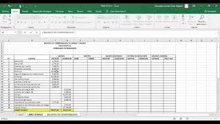 AJUSTES BALANCE DE COMPROBACION DE SUMAS Y SALDOS PARTE 1 [upl. by Alyak]