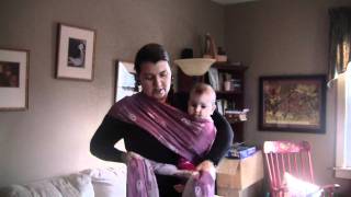 Babywearing Tutorials Hip Cross Carry [upl. by Terese184]