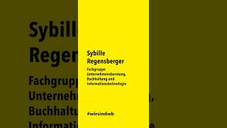 Sybille Regensberger Spitzenkandidatin UBIT [upl. by Hannie]