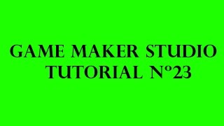 Game Maker Studio como cambiar de camara [upl. by Broeker]