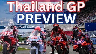 2024 Thailand MotoGP Race Preview  Motogp News 2024 [upl. by Aicilf]