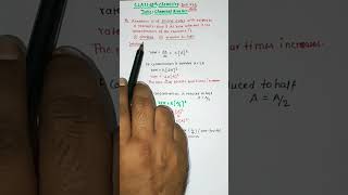 Chemical KineticsClass 12 ChemistryChemical Kineticsnumericalschemistryconcepts shorts [upl. by Neicul51]