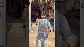 Metal silver play buttons making 🤩  uday fabrication jamjodhpur  welding workus [upl. by Nylrebma534]