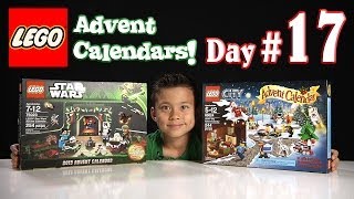 LEGO CITY Advent Calendar amp LEGO STAR WARS Advent Calendar DAY 17  2013 Set 60024 amp 75023 [upl. by Domonic]