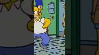 Homero baila 🤨🤨 homerosimpson [upl. by Asilram]