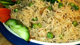 ENG Peas Pulao Recipe  HD  4K [upl. by Mlehliw]