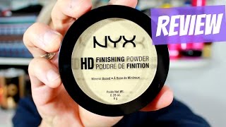 NYX HD Banana Powder FLASH TEST  First Impressions [upl. by Ahsinotna]