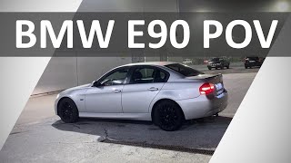 BMW E90 320d STAGE 1  POV NIGHT DRIVE [upl. by Attenwahs]