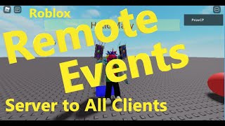 Remote Events Server to All ClientsRoblox Studio Tutorial for New Beginners Series 2 N218 [upl. by Eelannej]