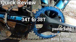 38T Chainring Review after 3 months  kaya bang umahon [upl. by Lodnar]