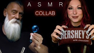 Tingly ASMR Collab 💜 Heavenly Tapping amp Scratching 💜No Talking Ft ASMRtroops [upl. by Ertsevlis]