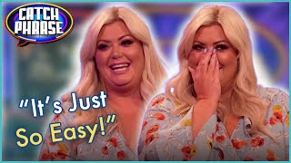 TOWIE Star Gemma Collins Struggles To Learn The Rules Of Catchphrase  Celebrity Catchphrase [upl. by Aztilay]