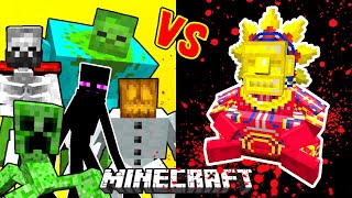 The Sun Chief Vs Mutant Monsters in Minecraft [upl. by Leinahtan]