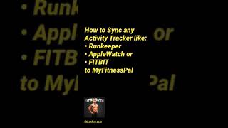 HOW TO SYNC RUNKEEPER APPLE WATCH or FITBIT to MtFitnessPal [upl. by Ellynad]