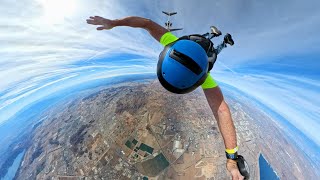 Skydive from a DC9 jet at 14000 ft at Skydive Perris [upl. by Ausoj]