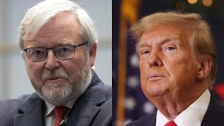 US Ambassador Kevin Rudd called Donald Trump village idiot incompetent incoherent [upl. by Ttehc]