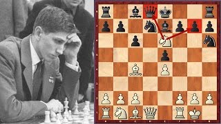 Fischer Crushes A Strong Grandmaster In Just 10 Moves [upl. by Daveta]