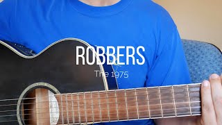 How to Play Robbers by The 1975 Guitar Tutorial easy [upl. by Nomed]