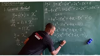 Differentiation  Derivatives General Method [upl. by Sadella]