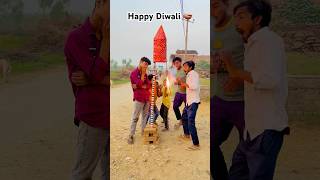 Happy Diwali 🪔  Diwali par Sattar rahe 💣  funny comedy diwali tranding shorts [upl. by Himelman815]