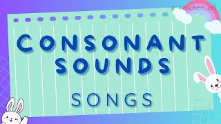 Consonant Song English Alphabet by TeacherArl [upl. by Sharpe264]