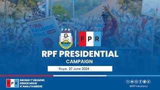 RPF Presidential Campaign  Huye 27 June 2024 [upl. by Dukie]