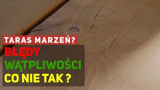 Taras Marzeń  BŁĘDY wątpliwości co nie tak [upl. by Olonam209]