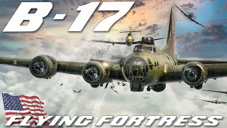 B17 Flying Fortress The American Mighty Bomber Of WW2 Upscaled HD Documentary [upl. by Eseret]